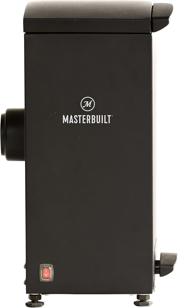 Masterbuilt Slow and Cold Smoker Accessory Attachment With Removable Ash Tray for Masterbuilt Vertical BBQ Smokers in Black, 10" x 10" x 18", Model MB20100112
