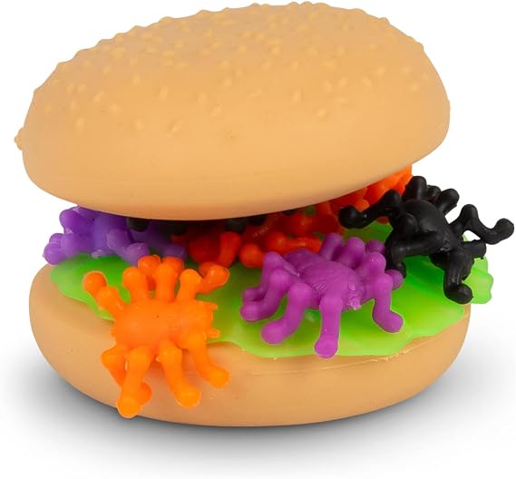 Spooky Spider Burger Squishy