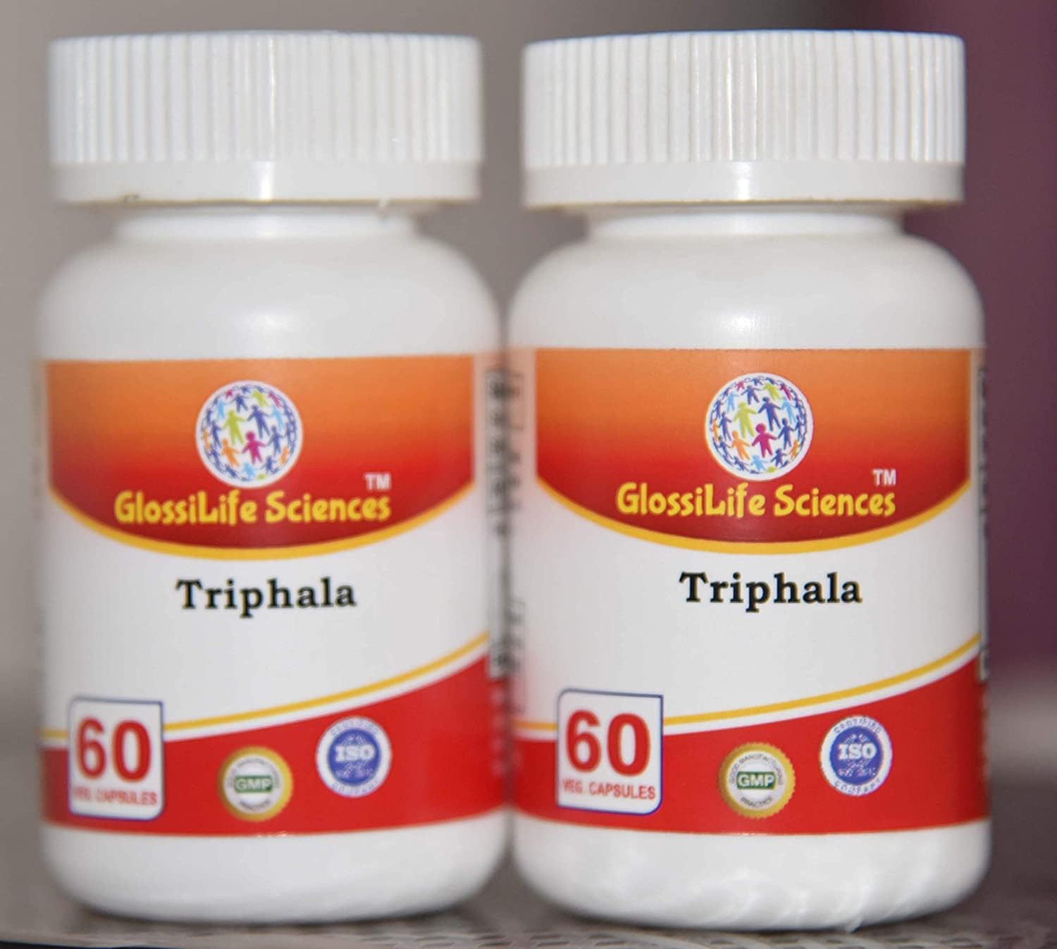 2 x 60 Triphala Capsule GlossiLife Sciences 120 Capsules