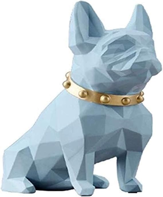 Sculpture Dog Sculpture Art Abstract Home Animal Jewelry Geometric Puppy Statue Decoration Crafts Model Collection Living Room Cabinet Display Gift Figurines Desktop