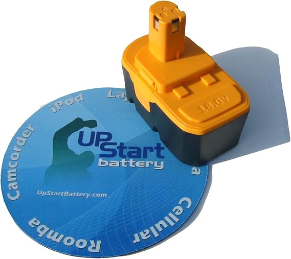 18V Replacement for Battery Ryobi Power Tools. 18 Volt 1300mAh. 1.3AH.