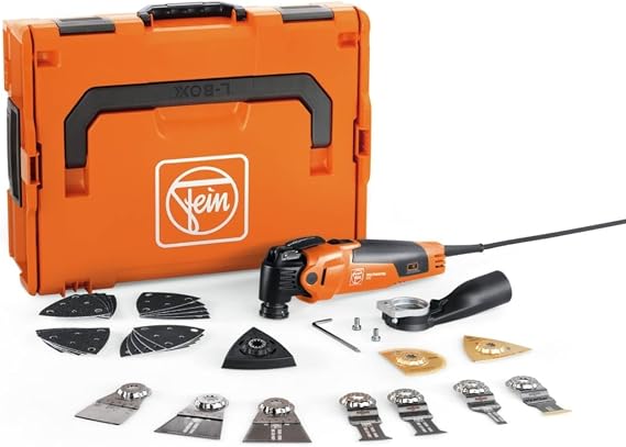 Fein MultiMaster MM 500 Plus Top | For Interior Construction and Renovation, 350W Oscillating Multi-Tool w/ Starlock Plus Mount & QuickIn System, 72296770090