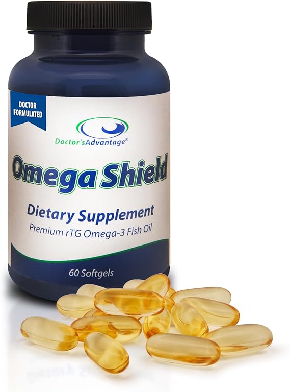Omega Shield Supplement, 60 Softgels, 30-Day Supply