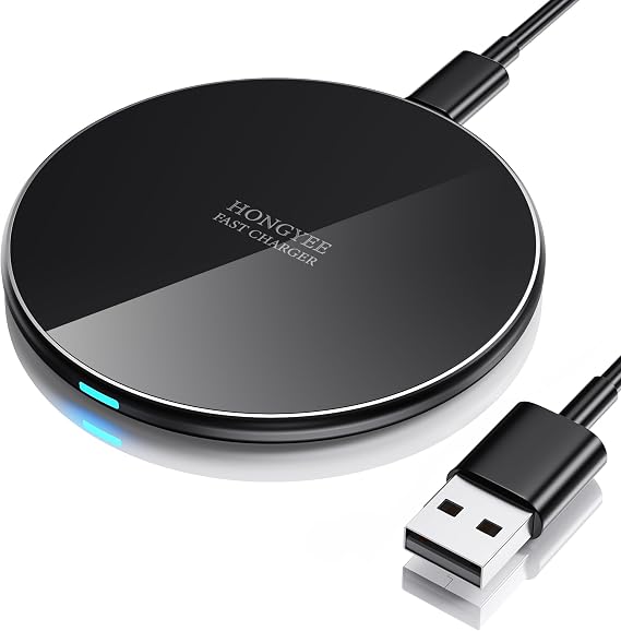 20W Wireless Charger, Wireless Charging Pad 20W Wireless Fast Charger Compatible with iPhone 17/17 Pro Max/16/15/14/13/12//11 Series; Samsung Galaxy S25/S24/S23/S22/S21/S20, AirPods Pro 3