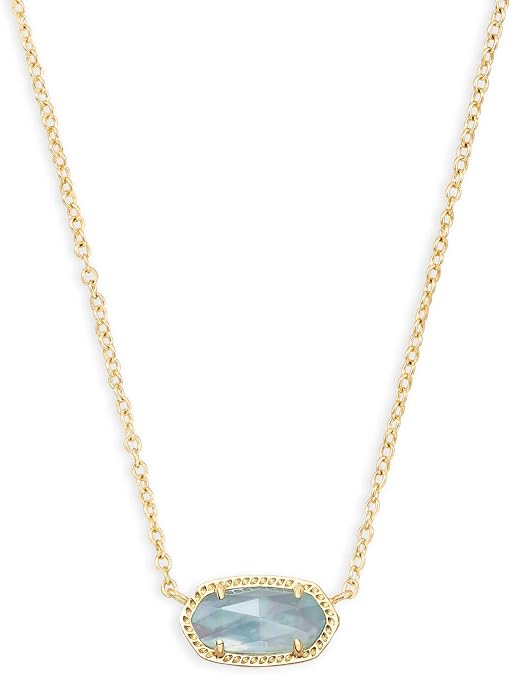 Kendra Scott Elisa Pendant Necklace for Women, Fashion Jewelry, 14k Gold-Plated