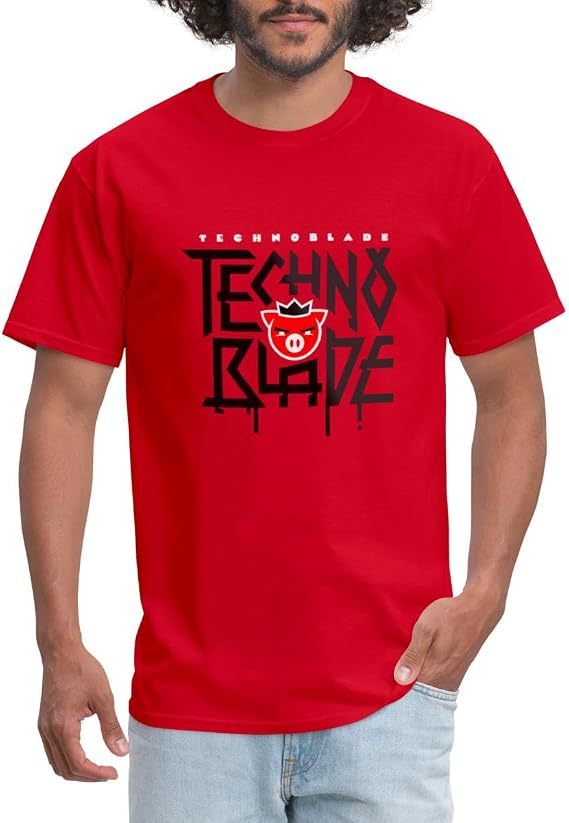 Spreadshirt Technoblade Logo Men's T-Shirt