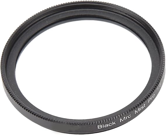 Circular Black Mist, 37 39 40.5 43 46mm One Eighth Filter Mist Cinematic Effect Filter, Water Scratch Optical Glass, for Video,Vlog (39MM)