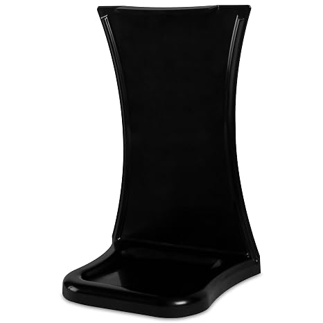San Jamar Rely Plastic Soap Drip Tray, Black