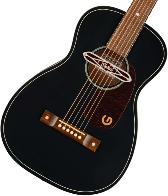 Gretsch Jim Dandy Deltoluxe Parlor Short Scale Acoustic-electric Guitar - Black Top