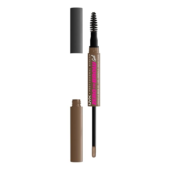 NYX PROFESSIONAL MAKEUP Zero to Brow, Longwear Eyebrow Gel, Ash Blonde