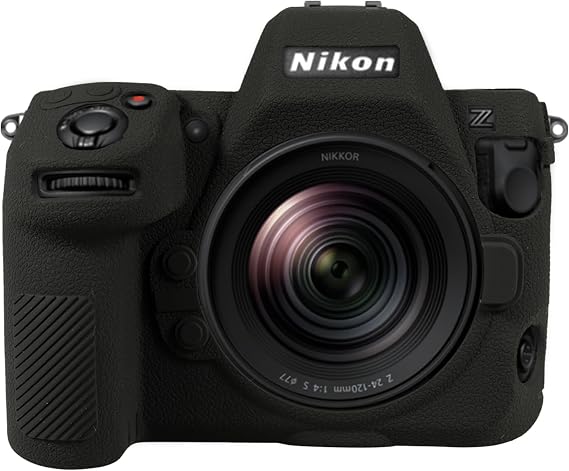 Easy Hood Case for Nikon Z 8 Mirrorless Camera, Carrying Protective Z8 Video Camera Case Anti-Scratch Soft Silicone Housing Cover Protector Skin Black