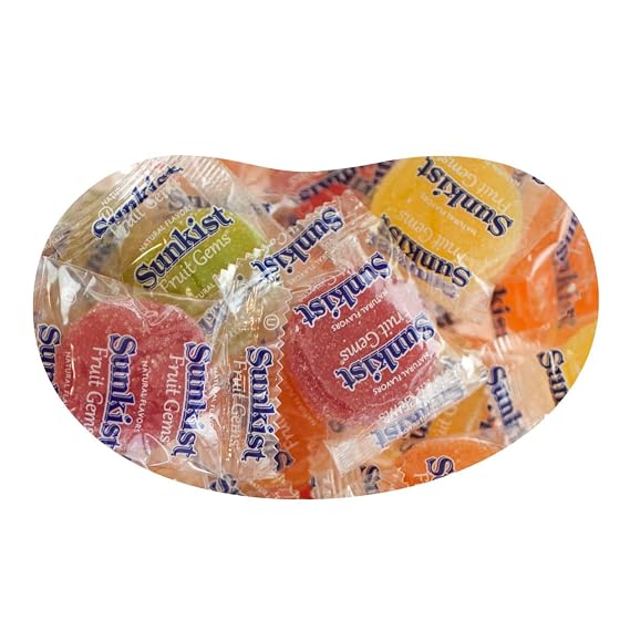 Sunkist Fruit Gems (Wrapped) 10 lbs bulk
