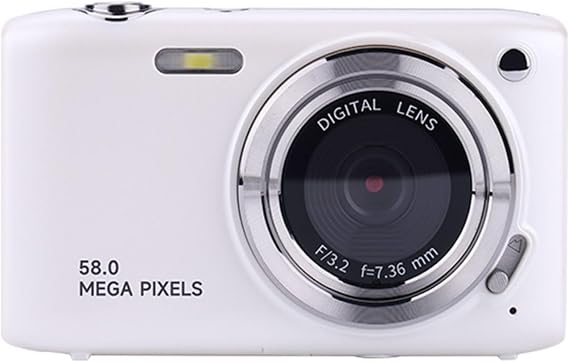 Digital Camera, 4K, Dustproof, 58 Megapixels, 1080P Video Recording, 2.88 Inches, 16x Zoom, AF Function, Image Stabilization, Autofocus, Portable, Kids Camera, Dustproof, Shockproof, Portable,