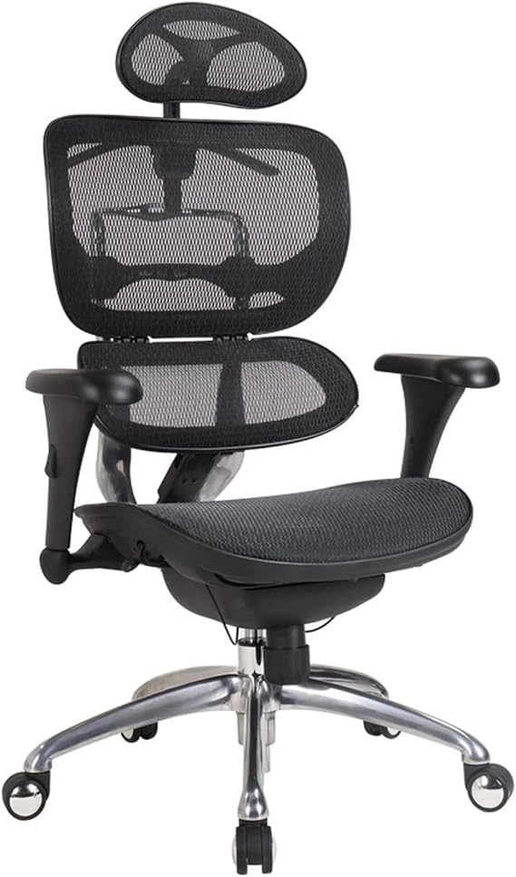 Ergonomic Waist Computer Chair Home Game Lift Study Office Chair Comfortable Sedentary Boss Intelligent Lumbar Support (D 1)