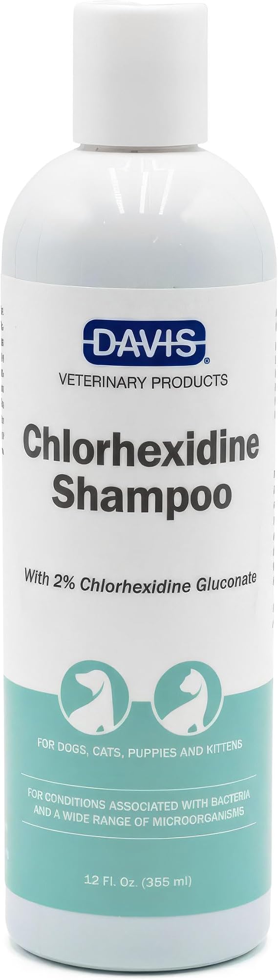 Davis Chlorhexidine Pet Shampoo, 12 oz