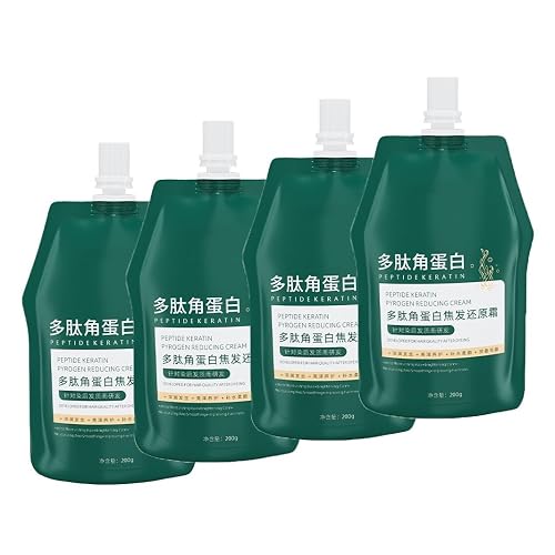 Polypeptide Keratin Burnt Hair Restoring Cream - Japanese Patent No.1,Japanese Patent No.1, Deep Hair Cream Repair Keratin Hair & Scalp Treatment, Hair Smoothing Leave-In Conditioner For Dry Damaged H