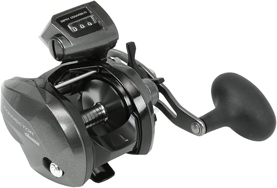 Okuma Convector Low Profile Line Counter Graphite Frame Trolling Reel