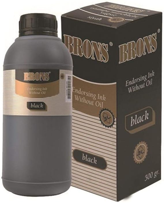 Brons Istampa Mürekkebi 500cc, Siyah
