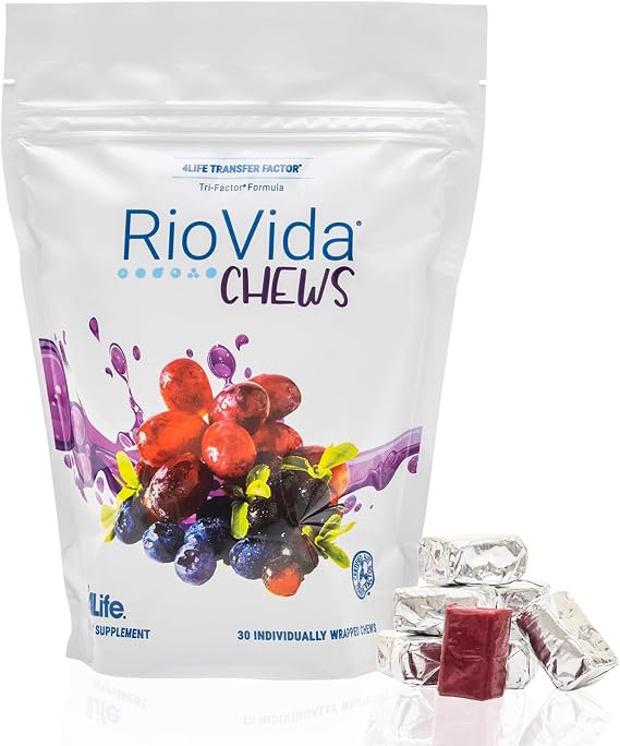 4Life RioVida Chews Berry Immune Support with Vitamin C, 30 Chews