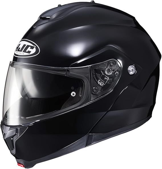 HJC Helmets Unisex-Adult Flip-Up Modular Helmet (Black, XS)