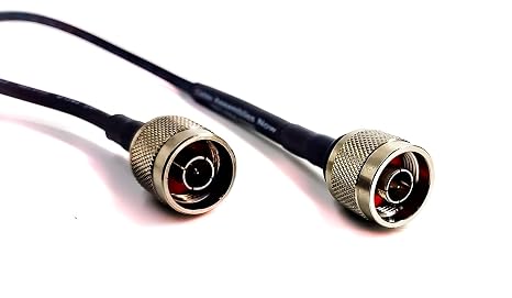 3' Foot LMR-240/LMR240 Coaxial Assembly Jumper with N-Male Connector to N Male Connection - Times Microwave Low Loss 50ohm Cable