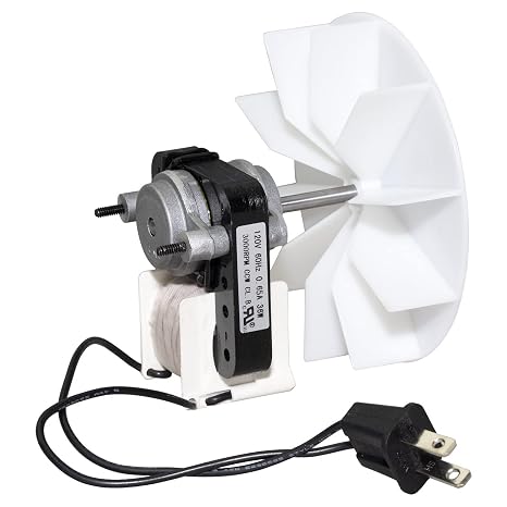 Universal SM550 Bathroom Vent Exhaust Fan Motor Replacement Kit 50CFM 120V 3000RPM Compatible with NuTone Broan Uppco, Replaces C01575 65100 EM550 EM750 C65878 VFM100 E498-1, with Blower Wheel