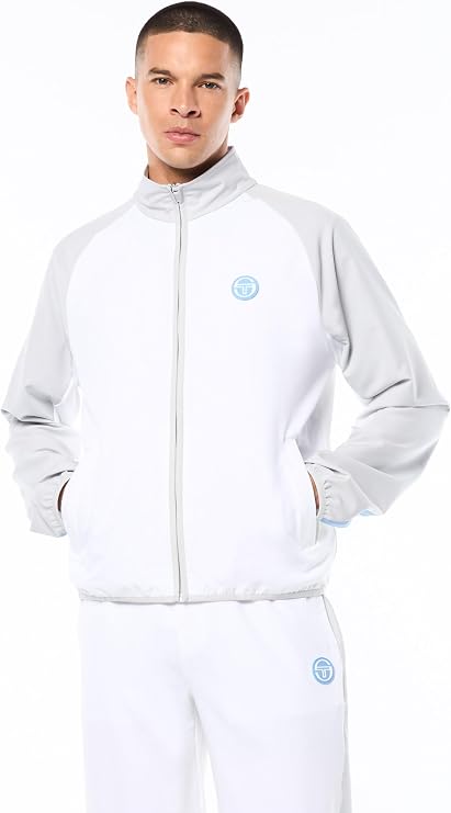 Sergio Tacchini Racchetto Mens Track Jacket - Brilliant White