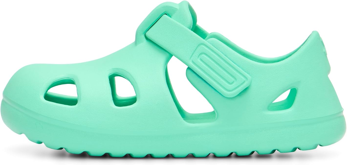 Ten Little Splash Sandals for Toddlers, Kids & Baby - APMA-Approved, Closed Toe, Adjustable Toddler Sandals for Boys & Girls - Flexible EVA, Lightweight, Quick Drying Water Shoes for Kids