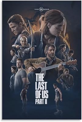 The Last of US Movie Posters 3 Wall Art Paintings Canvas Wall Decor Home Decor Living Room Decor Aesthetic 08x12inch20x30cm Unframe-Style