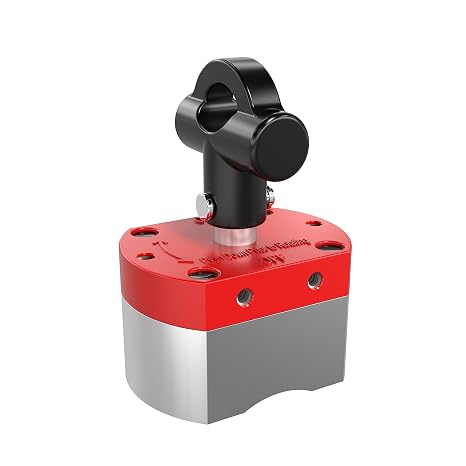 Magnetpro Multipurpose Switch Magnet 220 LB Pull-Off Force | On/Off Magnet Switchable for Lifting, Welding Positioning, Automation, Metal Separation, Liquid Filtration
