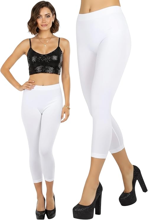 ToBeInStyle Women's Footless Elastic Stretch Leggings