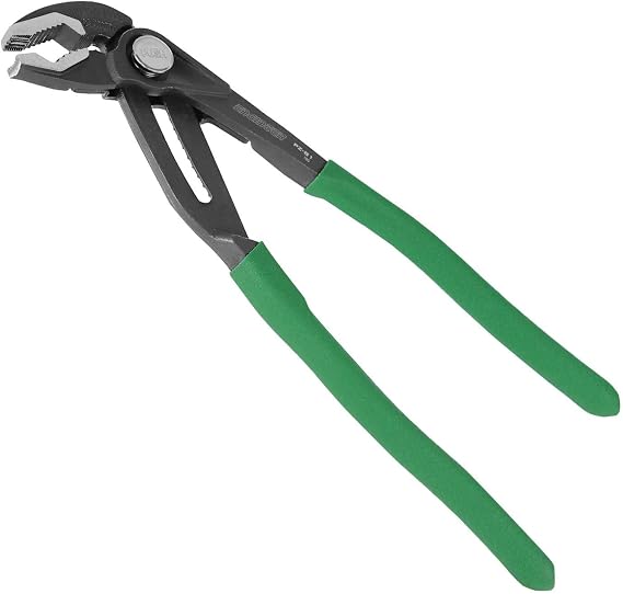 ENGINEER PZ-81 Slip Joint 10" Water Pump Pliers Screw Extractor Jaws High Leverage Design Quick Adjustment Groove Joint