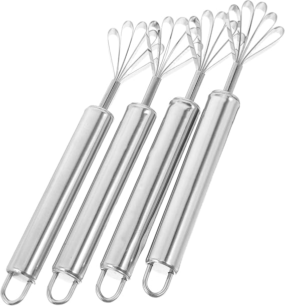 4pcs Coconut Opener Meat Extractor Stainless Steel Handheld Grater Coconut Shredder Fish Scaler Remover Tool for Kitchen