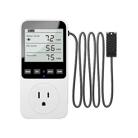 INKBIRDPLUS Temperature and Humidity Controller, Temperature Humidity Alarms, Ideal for Greenhouses, Reptiles, Incubators, Home Brewin