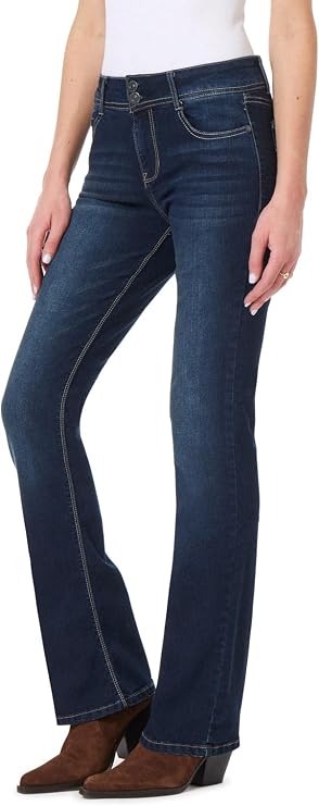 WallFlower Luscious Curvy Bootcut Jeans for Women, Sizes 0-24