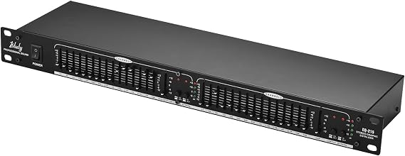Audio equalizer EQ-215 Dual Channel 15-Band Equalizer 1U Rack Mount 2-channel Stereo Graphic Equalizer Stereo Equalizer Graphic Equalizer