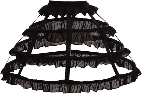 GRACEART Victorian Dress Pannier Hoop Skirt Bustle Cage Skirt