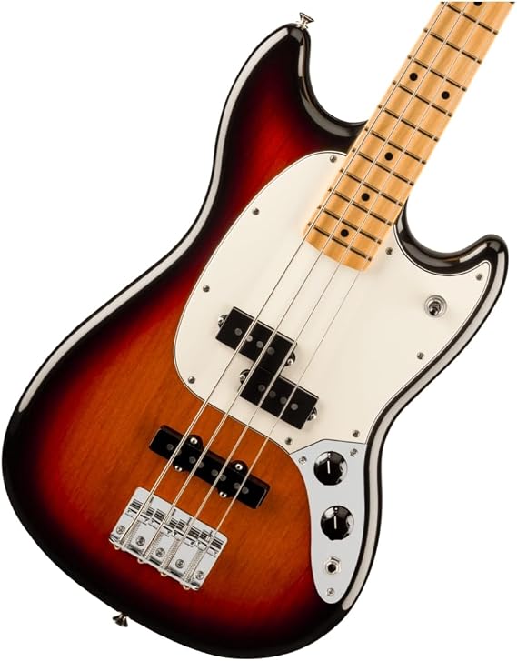 Fender Player II Mustang Bass PJ, Maple Fingerboard, 3-Color Sunburst