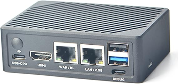 NanoPi R6C Router 4GB RAM Rockchip RK3588S A76 A55 Dual 2.5G Ethernet HDMI2 Supports Linux/Openwrt/Debian/Ubuntu 4GB RAM No EMMC Single Board with Mental Case