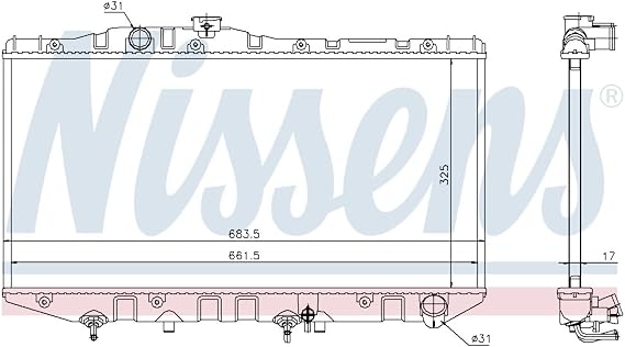 Nissens Radiator - 64735