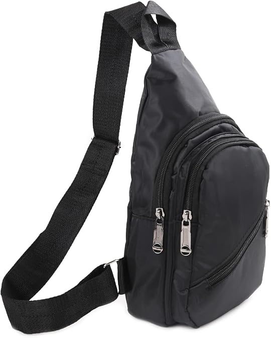 WESTEND Crossbody Nylon Sling Bag Daypack with Adjustable Strap-Small Travel Bag