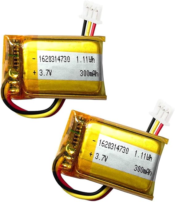 Ahb521630pjt-04 300mAh Battery for Logitech MX Vertical,G PRO X Superlight, G502 Lightspeed,G703 Hero Lightspeed Mouse and G435, G535, Zone Vibe 100 Lightweight Headset - 2Pack