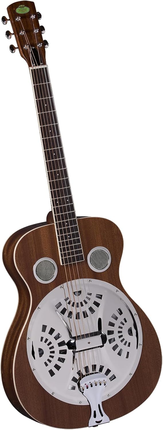 Regal RD-30M Studio Series Roundneck Resophonic Guitar - Natural Mahogany