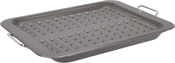GoodCook Everyday Bake & Roast Pan, 11.5x14.25-Inch, Gray