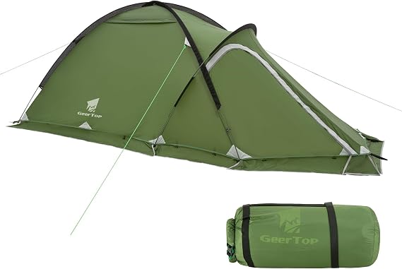 GEERTOP Waterproof 2 Person 4 Season Freestanding Backpacking Tent