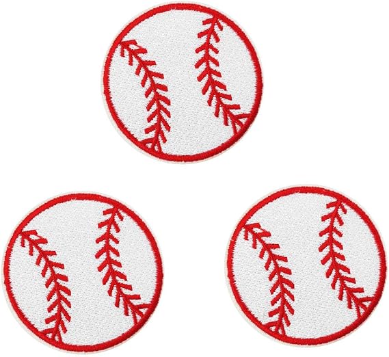 Cute-Patch Baseballs Embroidered Iron on Patches