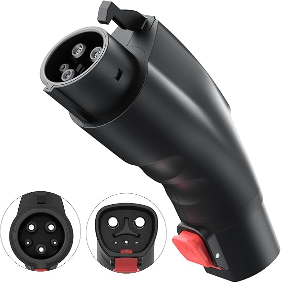 Tesla to J1772 Charging Adapter Max 60A, 250V J1772 EVs Adapter to Tesla Charger, Compatible with Tesla High-Powered Connectors, Destination/Mobile Chargers