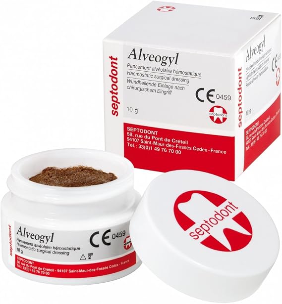 Septodont Alveogyl Haemostatic Surgical Dressing 10g