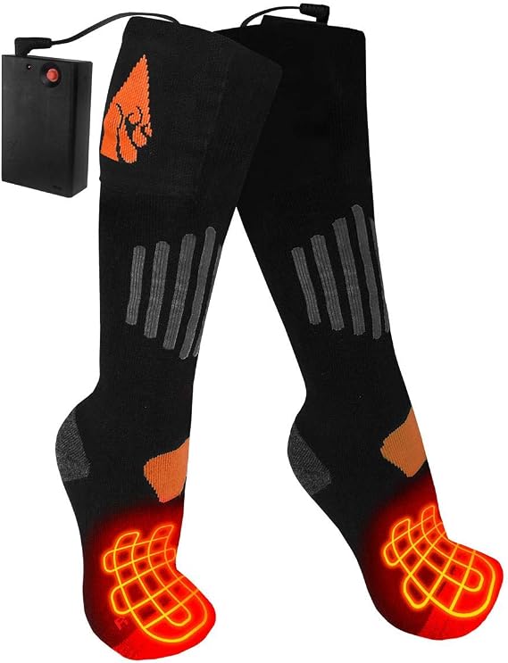 ActionHeat AA Wool Battery Heated Socks