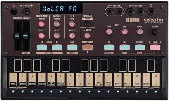Korg - Volca FM2 - Compact 6 Voice Digital FM Synthesizer and Sequencer